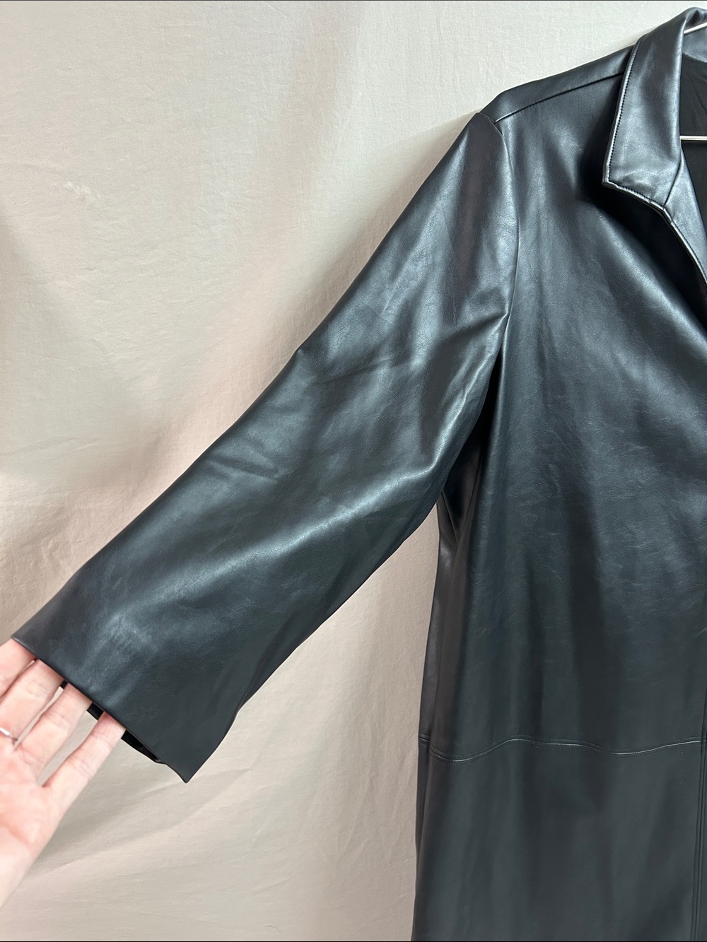 Tuckernuck Faux Leather Clifton Dress szL - Picture 4 of 8